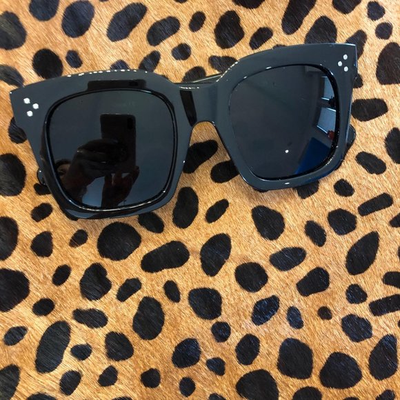 NWOT Black Oversized Unisex Style Fashion Tinted - Picture 11 of 13